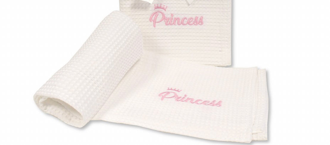 White/pink princess wrap